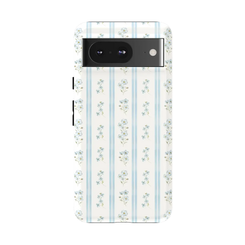 Cottage Stripe | Blue Floral Case