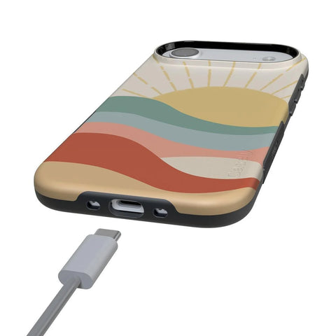 Here Comes the Sun | Colorblock Sunset Case