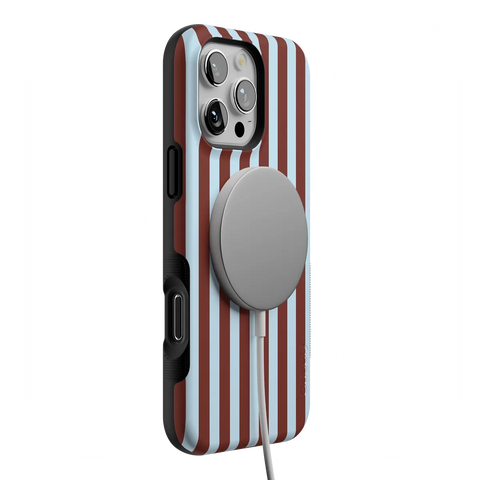 Sunday in Brooklyn | Blue Stripes Case