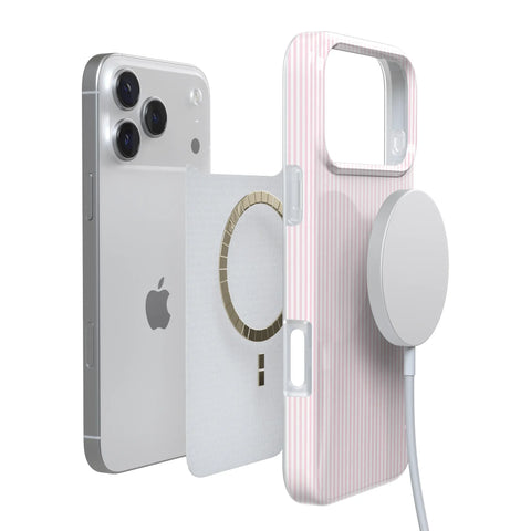 Stripes and the City | Light Pink Pinstripe Case
