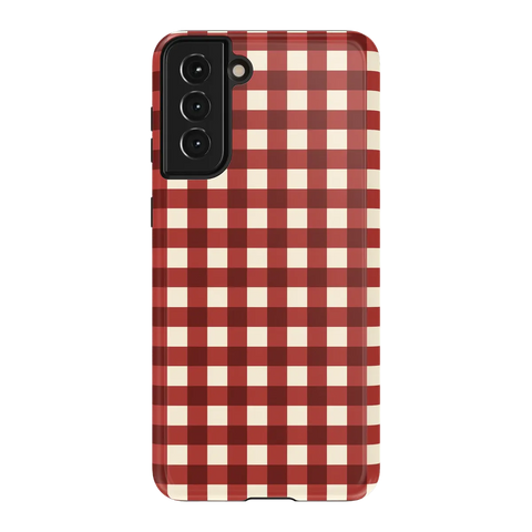 Checked Twice | Red Plaid Case