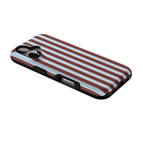 Sunday in Brooklyn | Blue Stripes Case