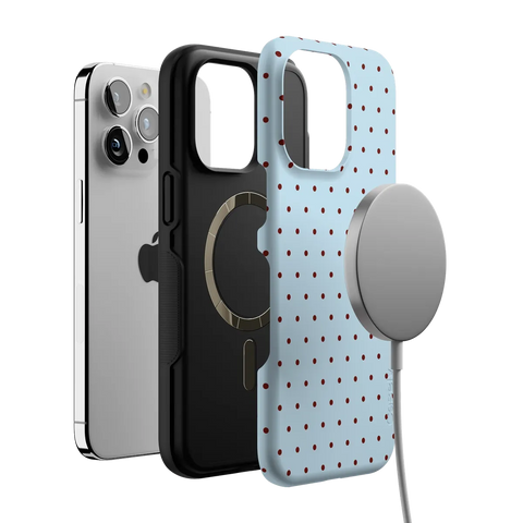 On the Dot | Blue Polka Dot Case