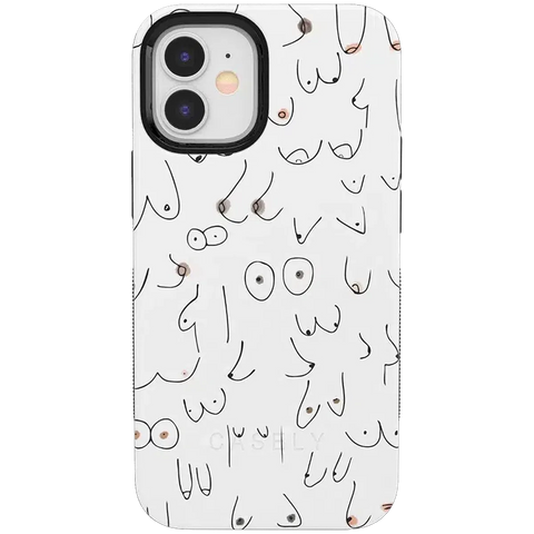 I'm With Her | Black & White Boobs Case