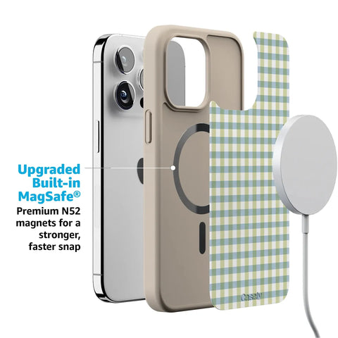 Pastel Picnic | Blue & Green Gingham Case