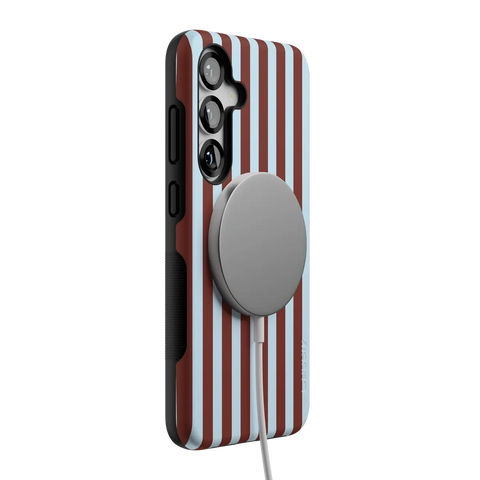 Sunday in Brooklyn | Blue Stripes Case