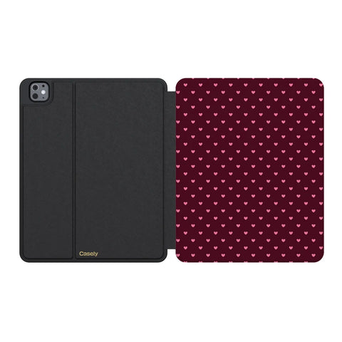 Heart Noir | Tiny Hearts iPad Case