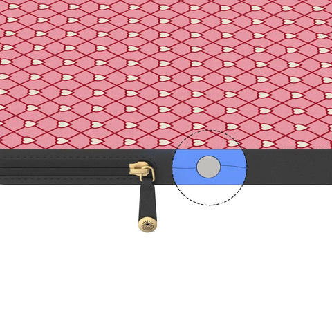 Love Locks | Pink Hearts Laptop Case