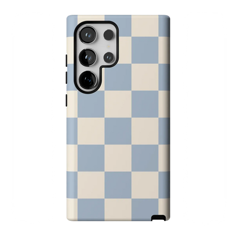 Fit Check | Light Blue Checkerboard Case