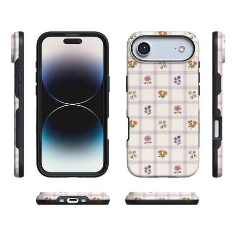 Meadow Check | Floral Gingham Case