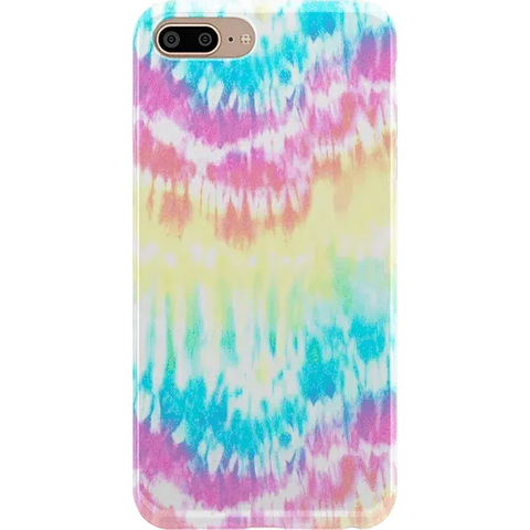 Wild & Free | Classic Rainbow Tie Dye iPhone Case
