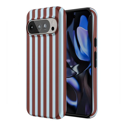 Sunday in Brooklyn | Blue Stripes Case