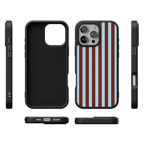 Sunday in Brooklyn | Blue Stripes Case