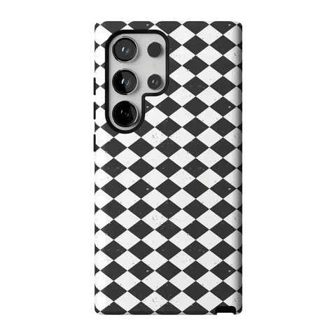 Salem's Hex | Black & White Checkered Case