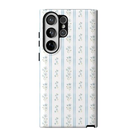 Cottage Stripe | Blue Floral Case