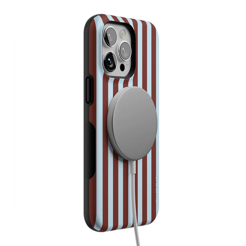 Sunday in Brooklyn | Blue Stripes Case