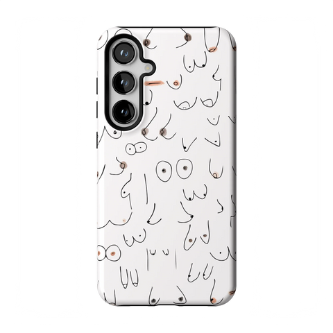 I'm With Her | Black & White Boobs Case