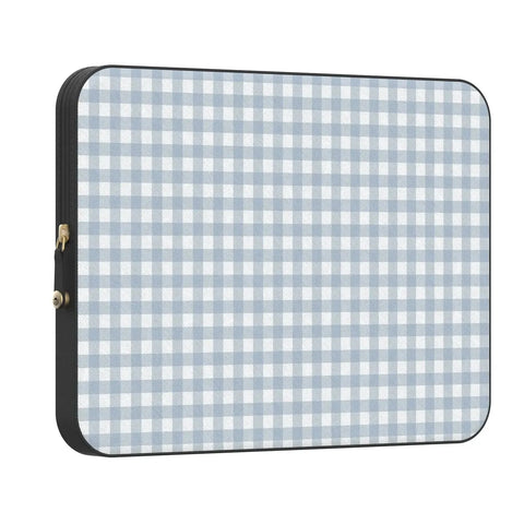 Pastel Picnic | Blue Gingham Laptop Case