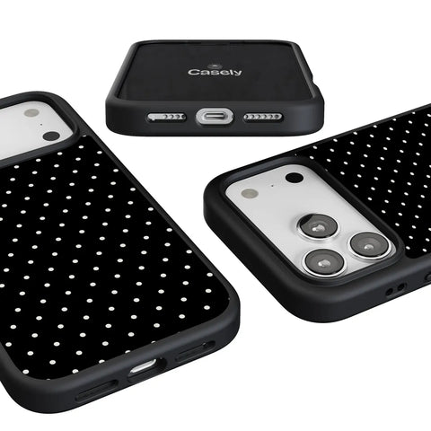On the Dot | White Polka Dot Case