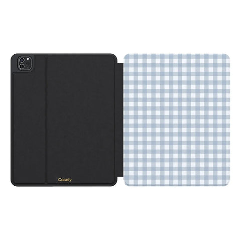 Pastel Picnic | Blue Gingham iPad Case