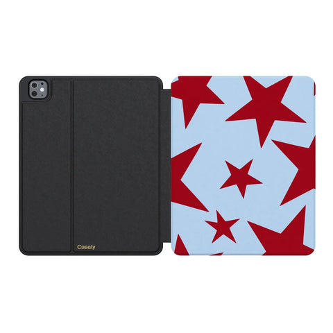 Stars Align | Blue & Red Stars iPad Case