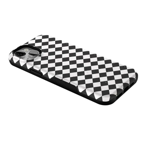 Salem's Hex | Black & White Checkered Case