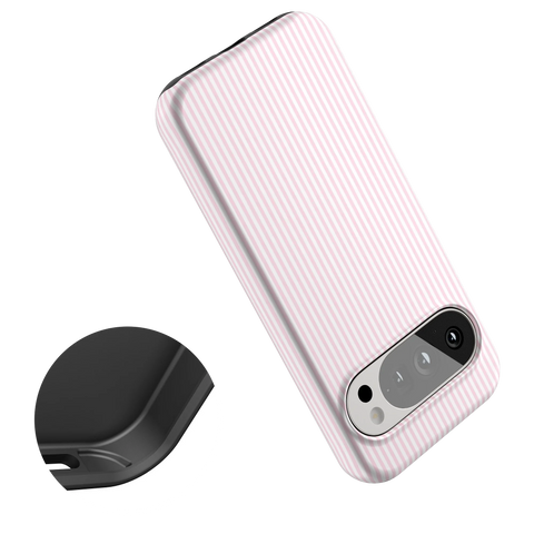 Stripes and the City | Light Pink Pinstripe Case