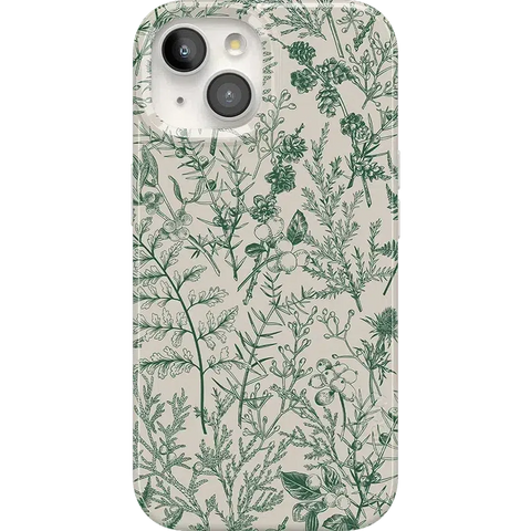 Sage Garden | Green Floral Case