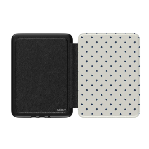 Tiny Stars | Blue & White Kindle Case