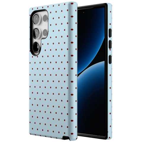 On the Dot | Blue Polka Dot Case