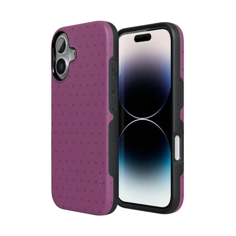 On the Dot | Plum Polka Dot Case