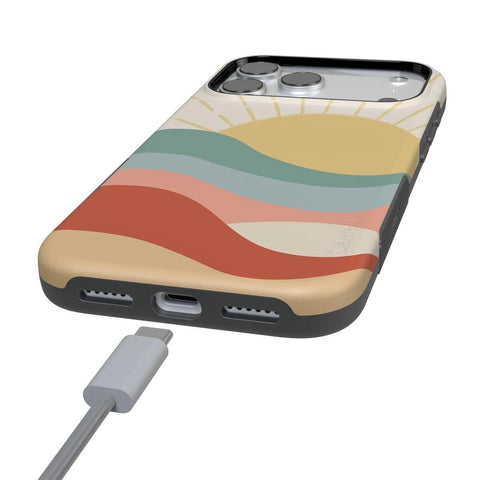 Here Comes the Sun | Colorblock Sunset Case