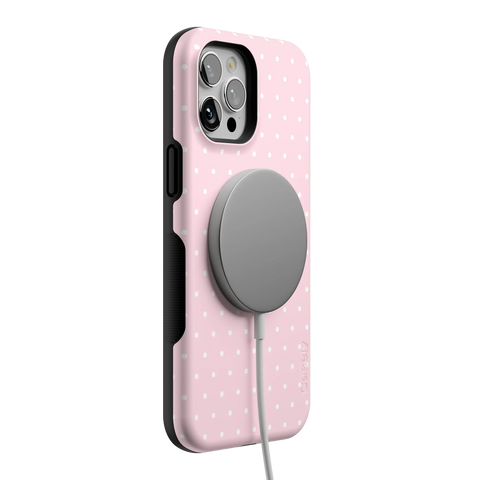 On the Dot | Pink & White Polka Dot Case