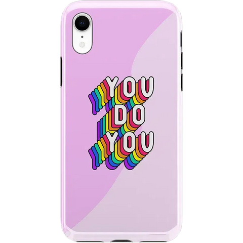 YOU DO YOU | Purple Print iPhone Case