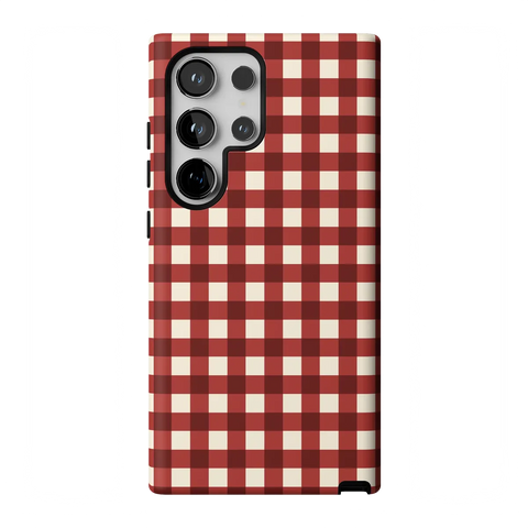 Checked Twice | Red Plaid Case