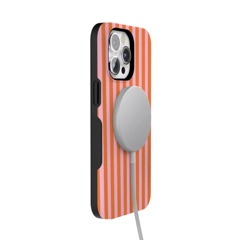 Perfect Stripes | Orange & Pink Stripes Case