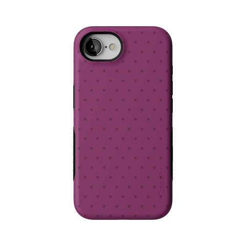 On the Dot | Plum Polka Dot Case