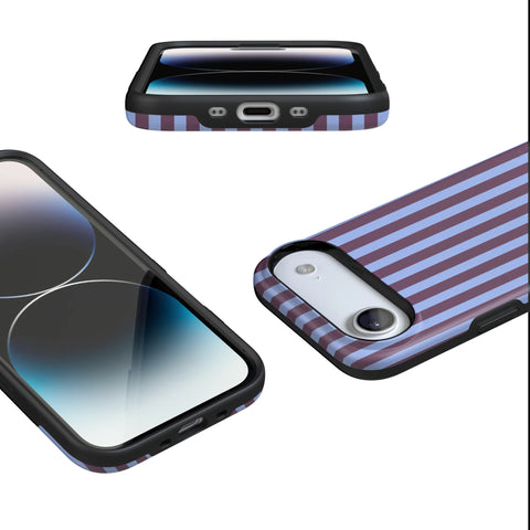 Perfect Stripes | Purple & Blue Stripes Case