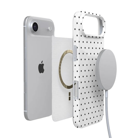 On the Dot | Black Polka Dot Case