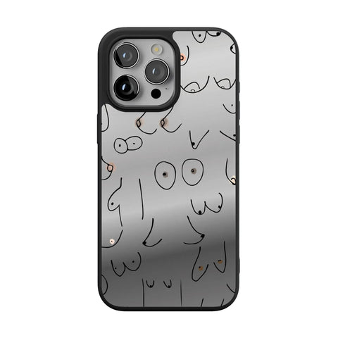 I'm With Her | Black & White Boobs Case