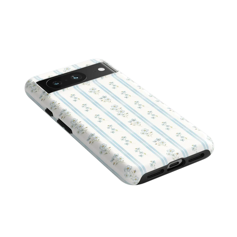 Cottage Stripe | Blue Floral Case