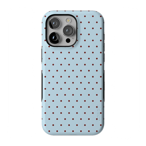 On the Dot | Blue Polka Dot Case
