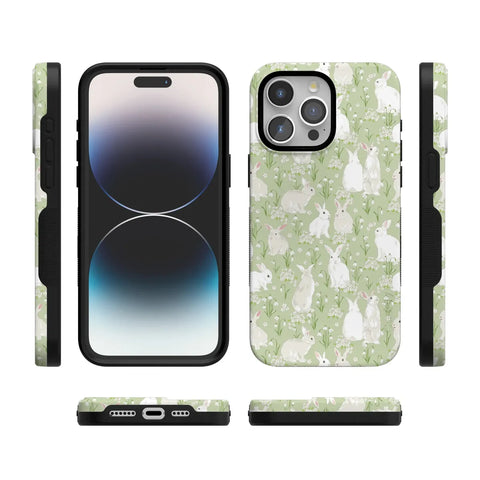 Hop to it | Green Bunny Case