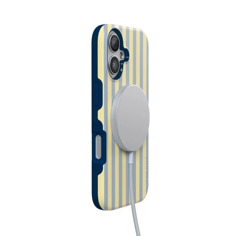 Coastline Stripes | Blue & Yellow Case