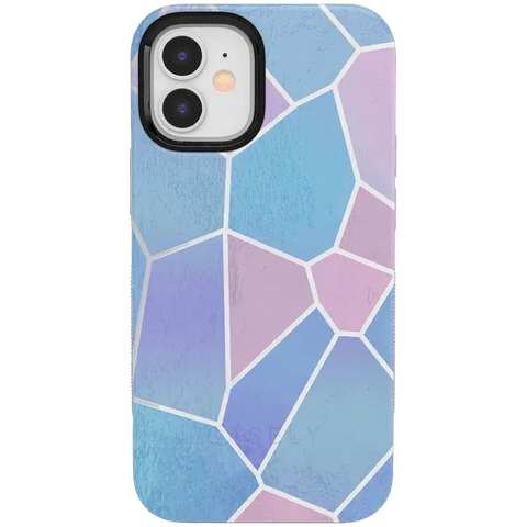 Other Side | Holographic Metallic Stained Glass Marble Case