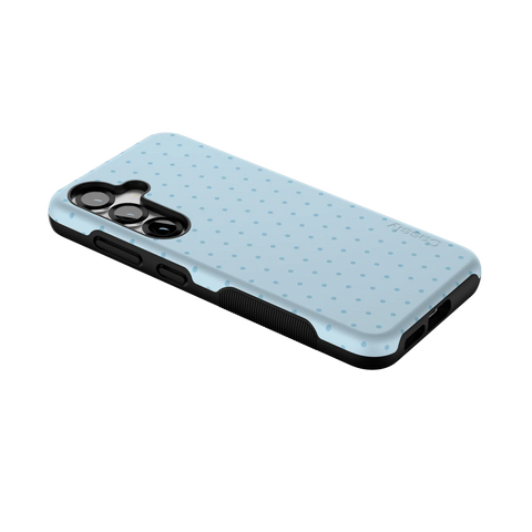 On the Dot | Blue Monochrome Polka Dot Case