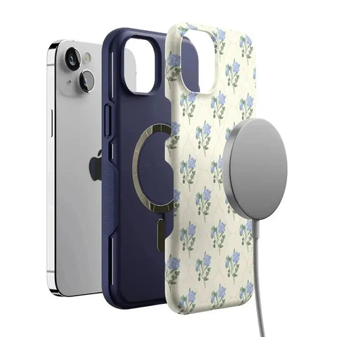 Vintage Garden | Blue Hydrangea Case