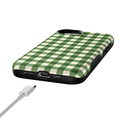 Checked Twice | Green Plaid Case