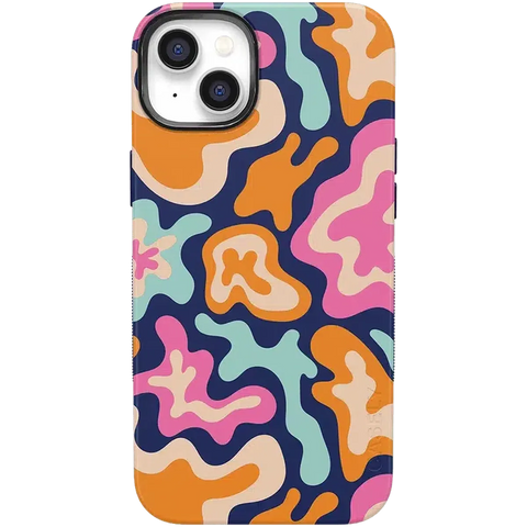 Midnight Color Splash | Abstract Retro Case