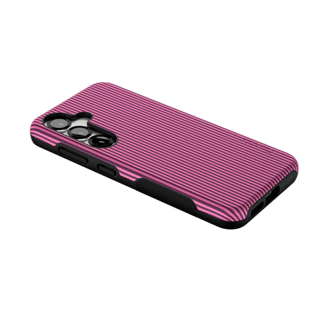 Stripes and the City | Pink & Purple Pinstripe Case